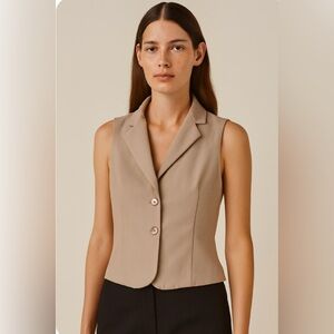 Women's Beige Vest